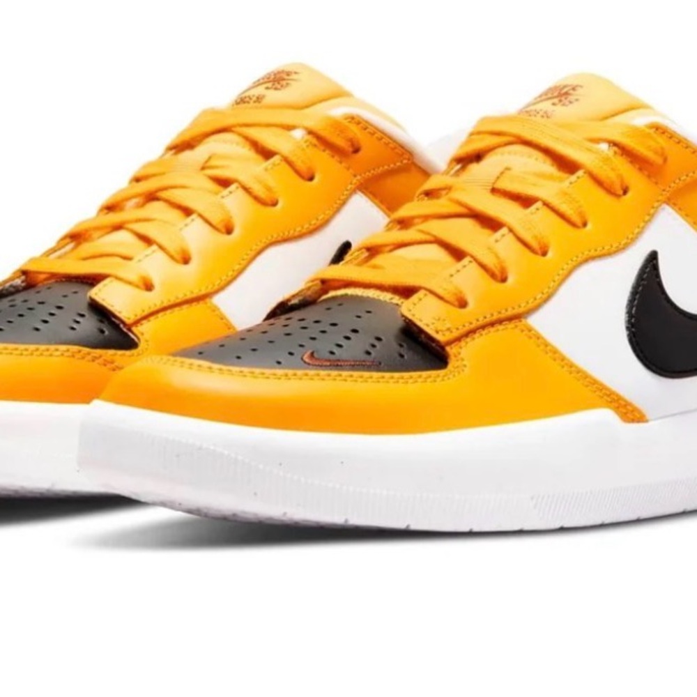 Nike Yellow and White Sneakers